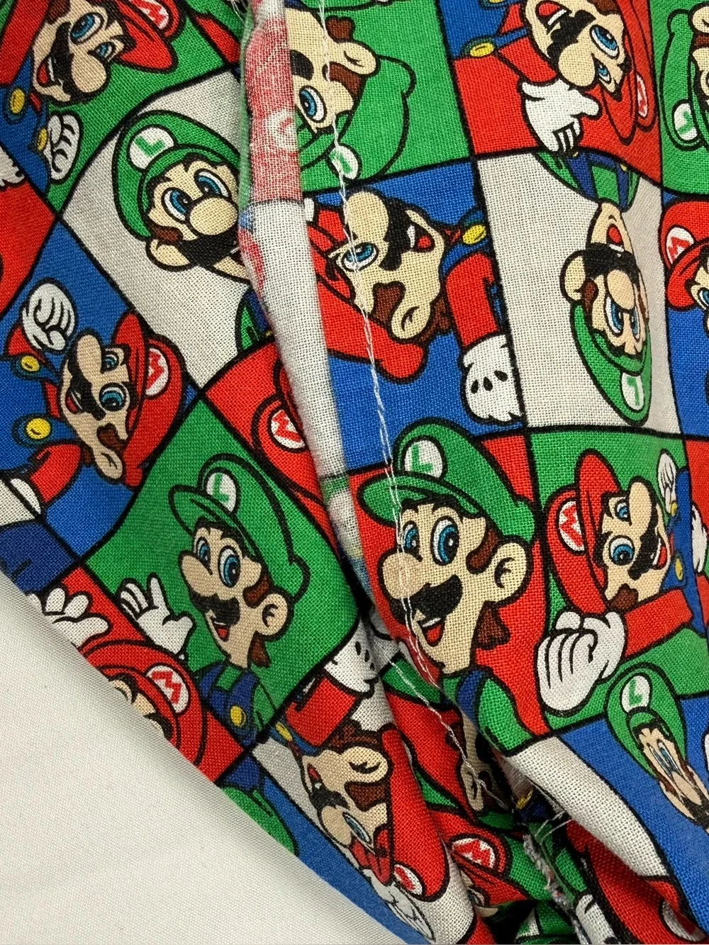NINTENDO Super Mario Luigi‎ Standard Pillowcase Handmade Gamer Video Game Retro